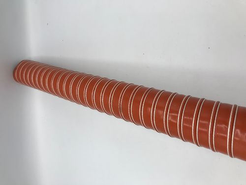 Flexafit hose to connect fan shroud to heat exchanger