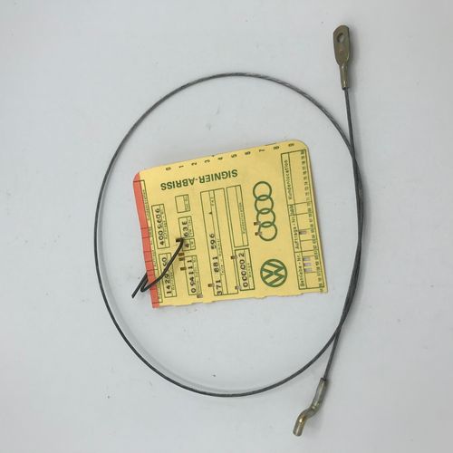 NOS backrest release cable for late model seat 72- (590mm)