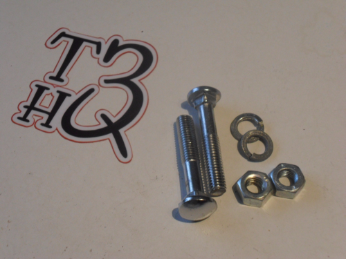chromed bolts w curved head for bumper