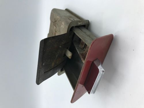 Ashtray in red 66-67, used condition