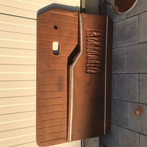 Teak model door card with armrest, used condition
