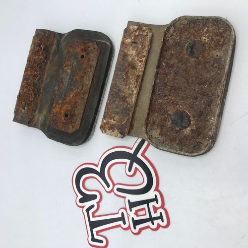 Pair of water drain flaps, used condition